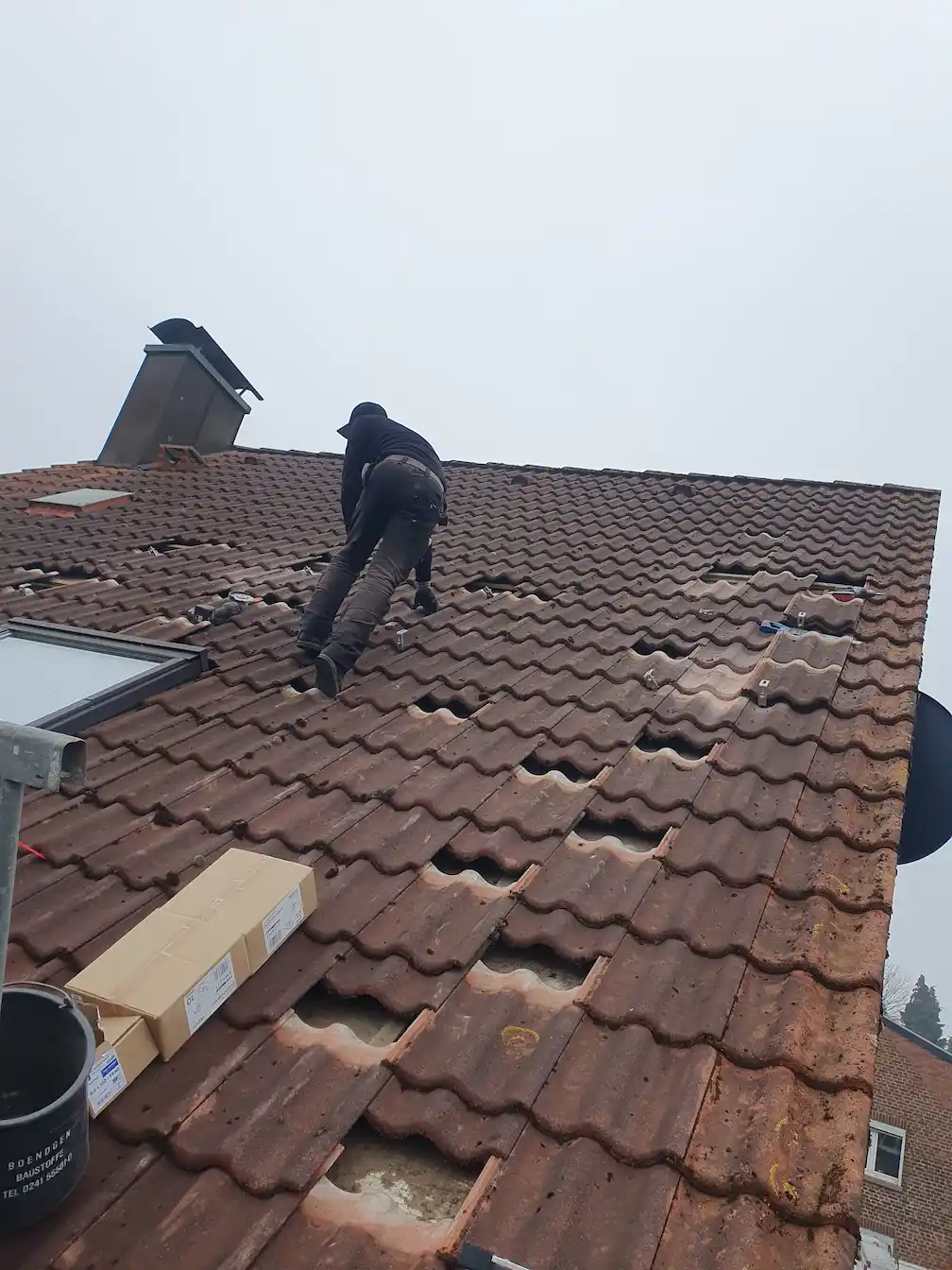 Dachhaken-Montage in Jülich