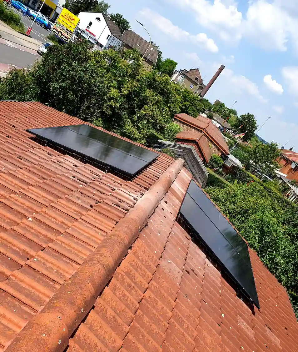 Balkonkraftwerk Ost/West Variante in Stolberg-Münsterbusch